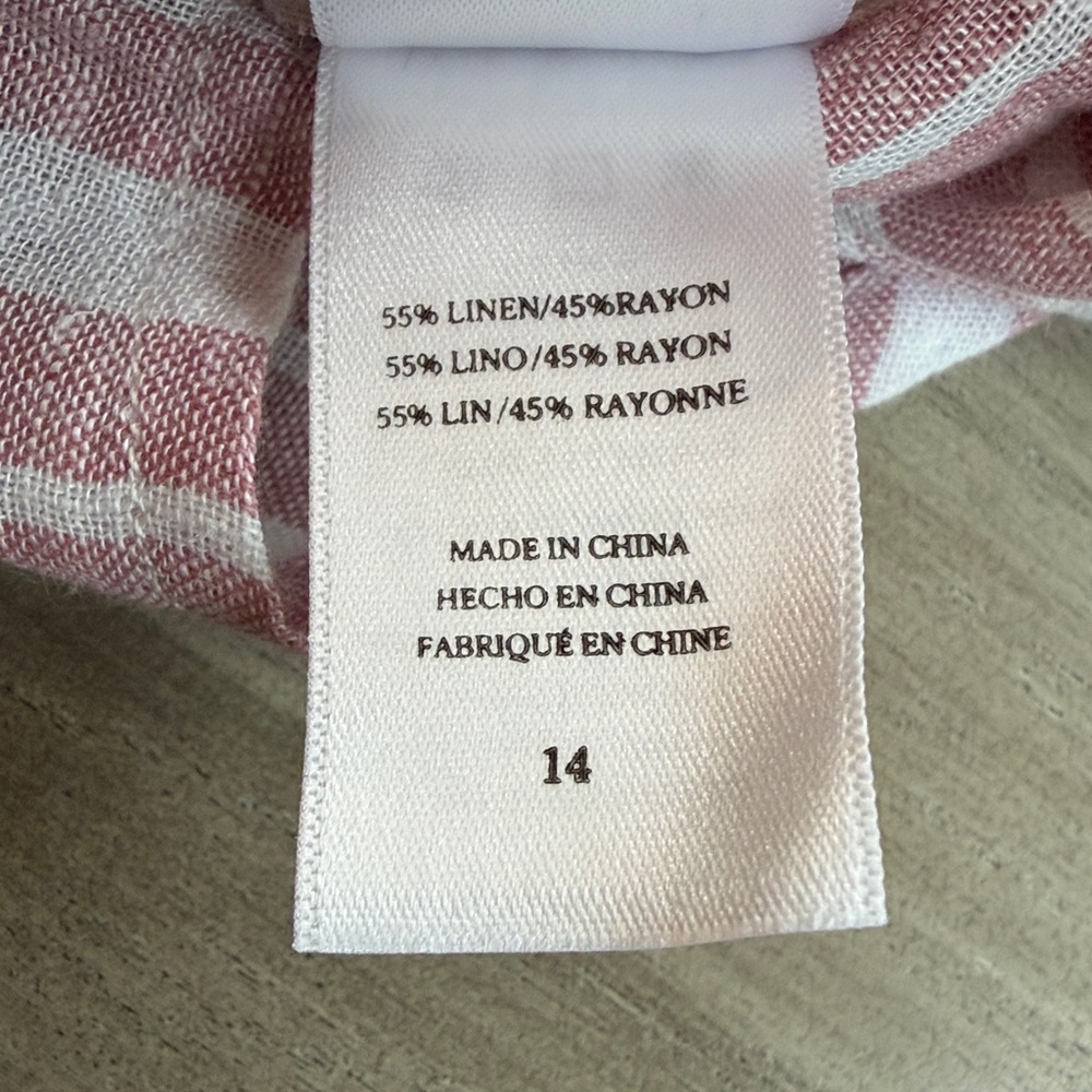 NWT Rails Pink Striped Button Down Shirt - Picture 5 of 5
